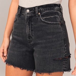 Abercrombie high waisted dad shorts